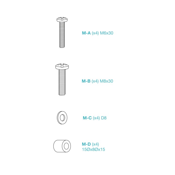 Soporte Pared TooQ 37"-80" Inclinable (LP1082F-B)