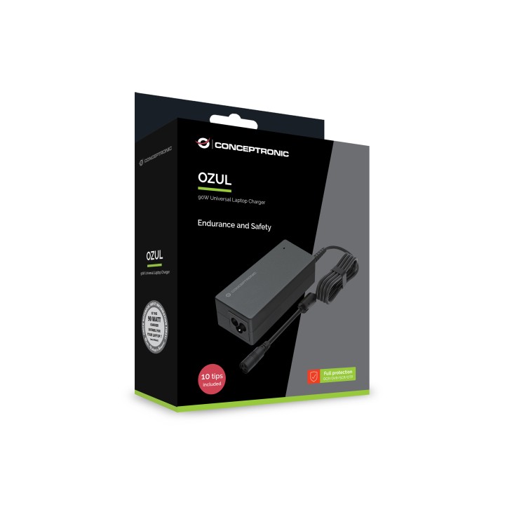 Cargador CONCEPTRONIC para portátil 90W (OZUL08B10)