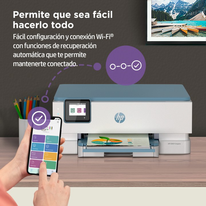 Multif HP Envy Inspire 7221e A4 Color Blanca (2H2N1B)