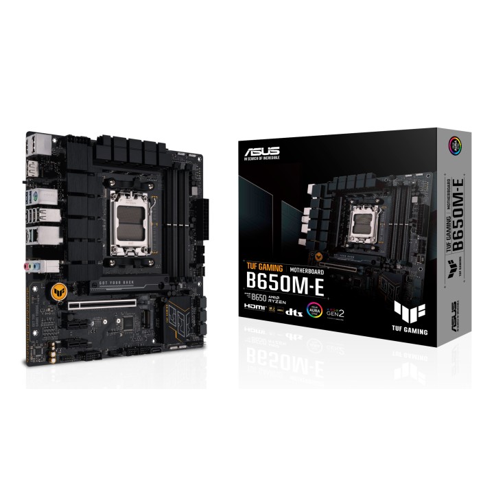 ASUS TUF GAMING B650M-E: (AM5) 4DDR5 HDMI VGA DP mATX