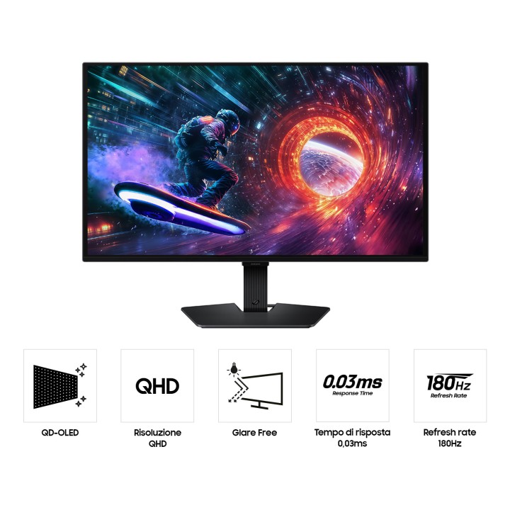 Monitor Samsung 27" OLED QHD 180Hz (LS27FG502SUXEN)
