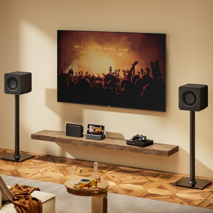 Soporte de Suelo AISENS para 2 Altavoces (SPK11U-433)