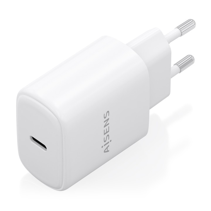 Cargador Pared AISENS GaN 1USB-C 30W Blanco (A110-0975)