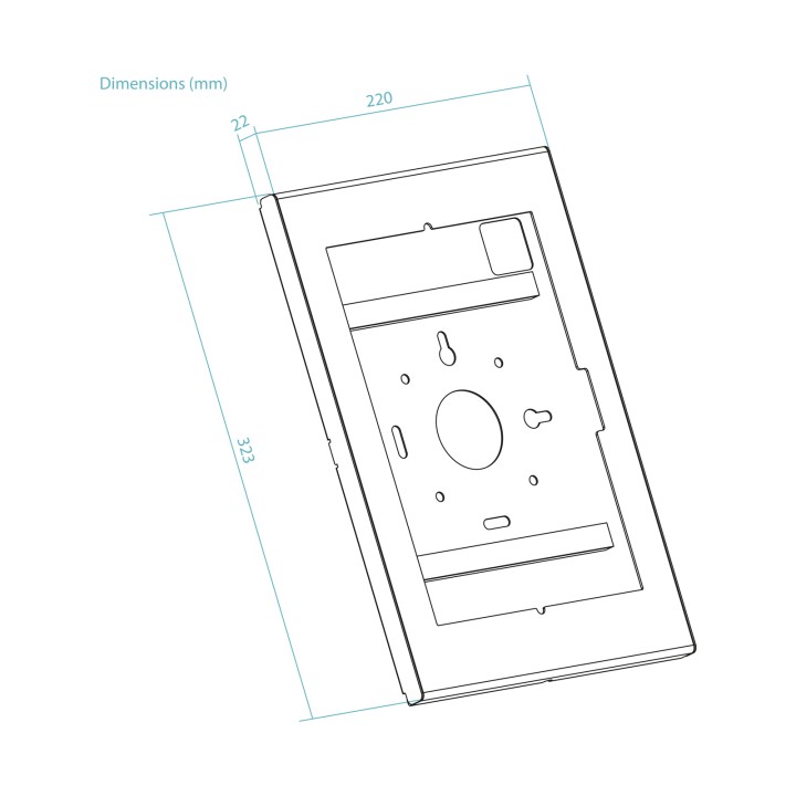 Marco Antirrobo TooQ para Tablet 13" (TQATTE2601-M-B)