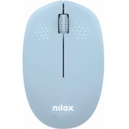 Ratón NILOX Wireless 1000dpi Azul Claro (NXMOWI4012)