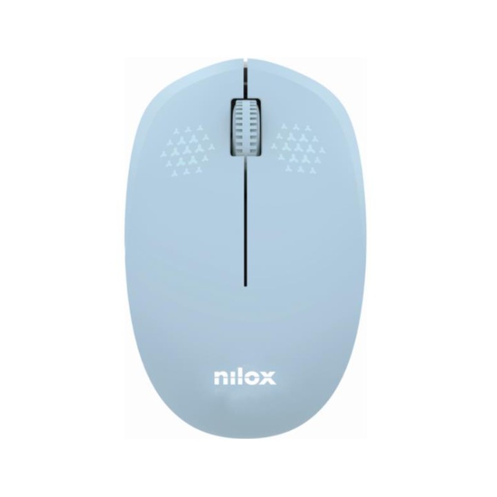 Ratón NILOX Wireless 1000dpi Azul Claro (NXMOWI4012)