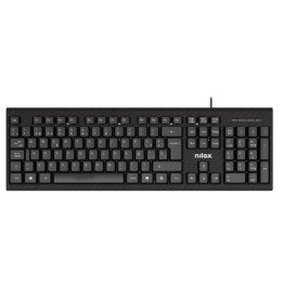 Teclado+Ratón NILOX USB Negro (NXKME0011)