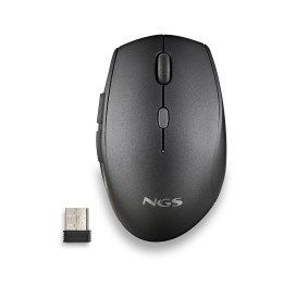 Ratón NGS Bee Wireless hasta 1600dpi Negro (BEEBLACK)