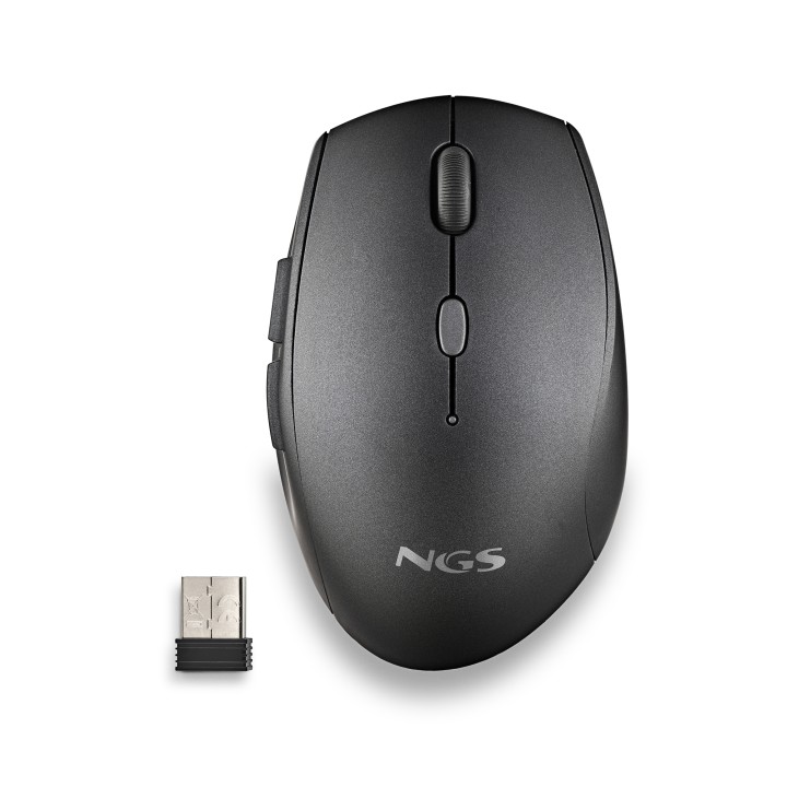 Ratón NGS Bee Wireless hasta 1600dpi Negro (BEEBLACK)
