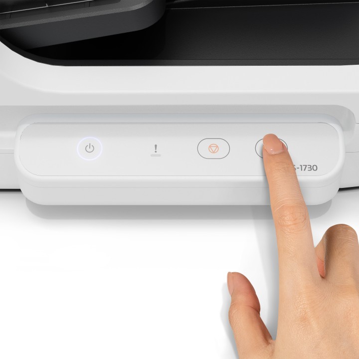 Escáner Epson DS-1730 LED A4 Negro/Blanco (B11B273401)
