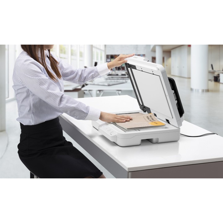 Escáner Epson DS-1730 LED A4 Negro/Blanco (B11B273401)
