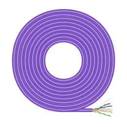 Cable AISENS RJ45 Cat.6 CCA 100m Violeta (A135-0747)