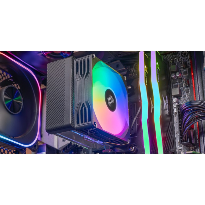 Ventilador CPU Mars Gaming FRGB 9cm Negro (MCPUX2)