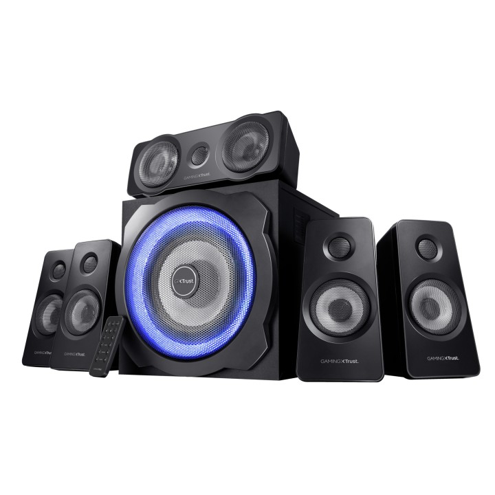 Altavoces Trust GXT658 Tytan 5.1 90W 3.5mm Negro(21738)