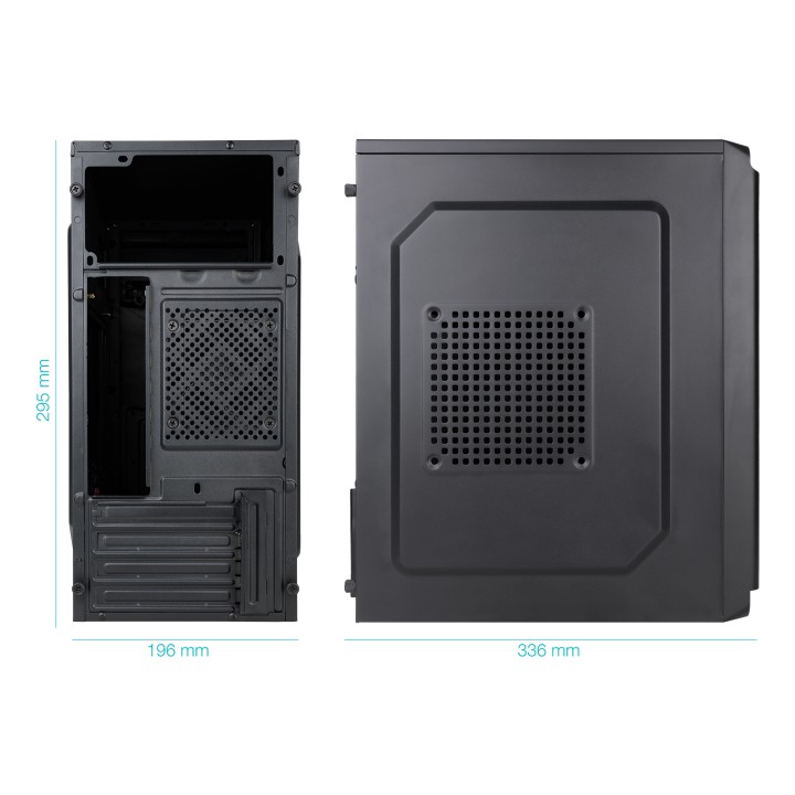 Caja PC Dodeka Ultra 500W USB-C mATX (TQC-4702-SP)