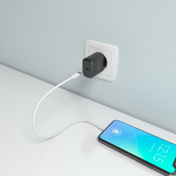 Cargador Pared AISENS 1xUSB-C 30W Negro (A110-0976)