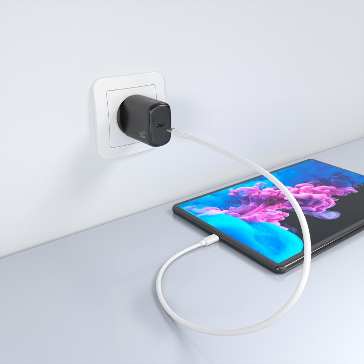 Cargador Pared AISENS 1xUSB-C 30W Negro (A110-0976)