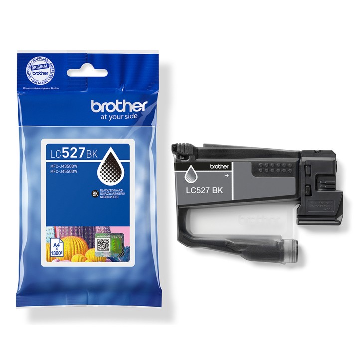 Tinta BROTHER Negro 1300 páginas (LC527BK)