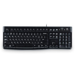 Teclado LOGITECH K120 USB Italiano Negro (920-002517)