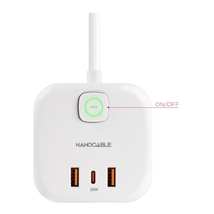 Regleta Nanocable 3xSchuko USB-A/C (10.37.0011)