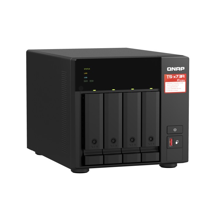 NAS QNAP Ryzen V1500B 8Gb M.2 4 Bahías (TS-473A-8G)