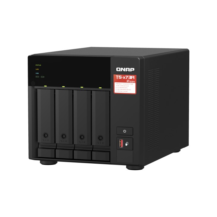NAS QNAP Ryzen V1500B 8Gb M.2 4 Bahías (TS-473A-8G)