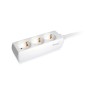 Regleta EQUIP 3xSchuko Cable 1.5m Blanca (EQ245550)