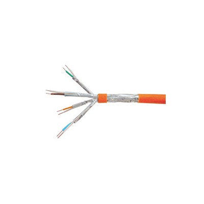 Cable EQUIP Cat.7 S/FTP AWG23 100m Naranja (EQ187321)