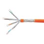 Cable EQUIP Cat.7 S/FTP AWG23 100m Naranja (EQ187321)