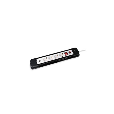 Regleta EQUIP 4xSchuko 2xUSB Interruptor (EQ245553)