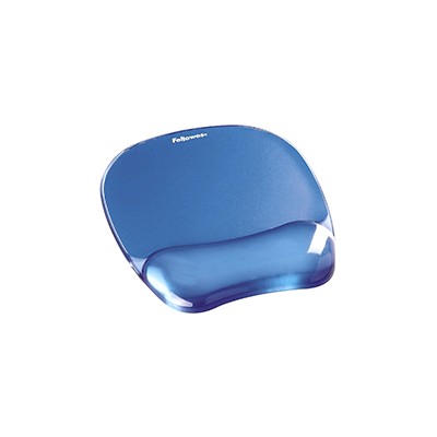 Reposamuñecas Fellowes Gel Crystal Azul (9114120)