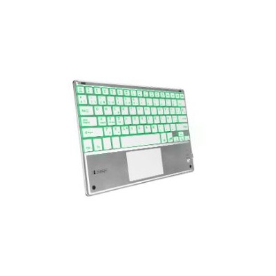 Teclado SUBBLIM Retroiluminado BT Plata(SUB-KBT-SMBT50)