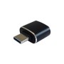 Adaptador AISENS USB-C/M a USB-A/H Negro (A108-0369)