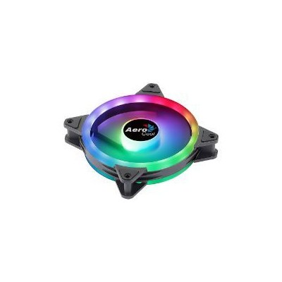 Ventilador AEROCOOL Duo 120mm ARGB LED Negro (DUO12)