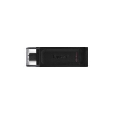 Pendrive Kingston DT70 64Gb USB-C 3.0 Negro (DT70/64GB)