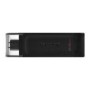 Pendrive Kingston DT70 64Gb USB-C 3.0 Negro (DT70/64GB)