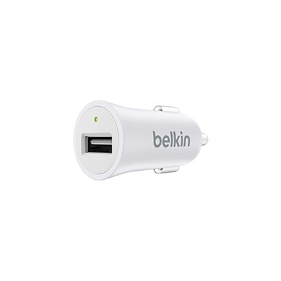 Cargador de Coche BELKIN 5W 1xUSB Blanco (F8M730BTWHT)