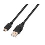 Cable AISENS USB-A/M a Mini USB-B/M 1.8m (A101-0025)