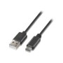 Cable AISENS USB-C/M a USB-A/M 0.5m Negro (A107-0050)