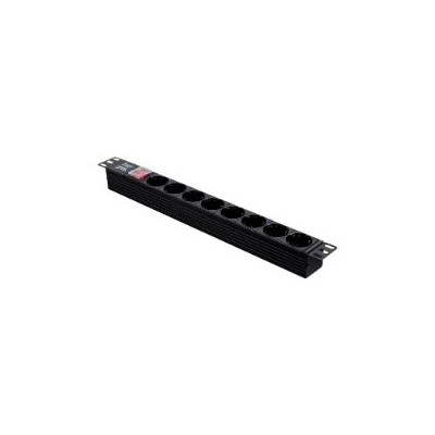 Regleta AITEN Data 8xSchuko Rack 1U Negra (20.08.19)