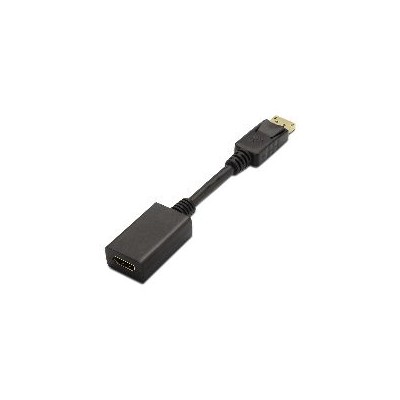 Cable AISENS DP/M a HDMI A/H 15cm Negro (A125-0134)