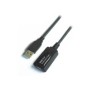 Cable AISENS USB-A/M a USB-A/H 10m Negro (A101-0019)