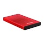 Caja TOOQ HDD 2.5" SATA USB 3.0 Roja (TQE-2527R)