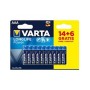 Pilas VARTA Longlife Power AAA LR03 Blister 20 (14+6)