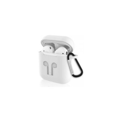 Funda Devia Airpods V1/V2 Silicona Blanca (DSTNAWW)