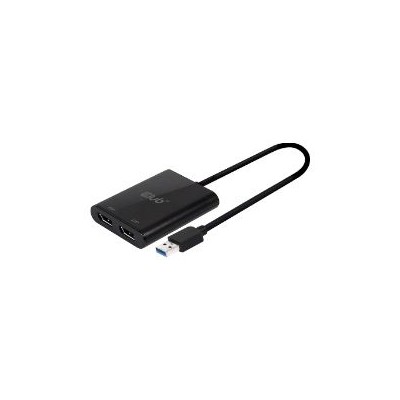 Splitter Club 3D USB-A 3.2 a 2xDP 4K 60Hz (CSV-1477)