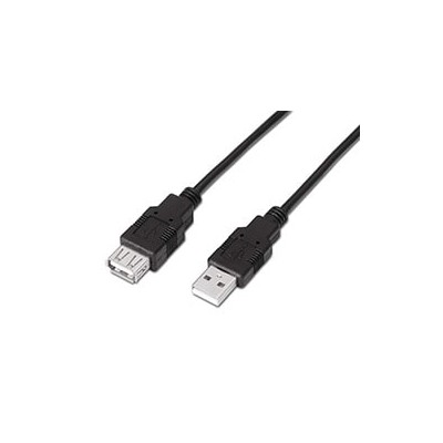 Cable AISENS USB-A/M a USB-A/H 3m Negro (A101-0017)