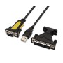 Cable AISENS USB-A a RS232 1.8m Negro (A104-0039)