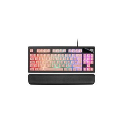 Teclado Mars Gaming TKL LED RGB USB Rosa (MKAXPES)