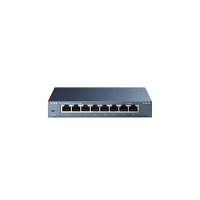 Switch TP-Link 8xRJ45 GbE Negro (TL-SG108S)